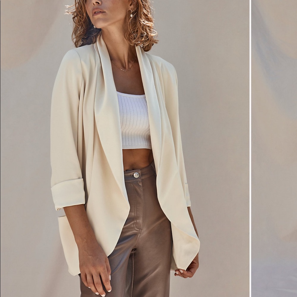 Black Aritzia Wilfred Blazer